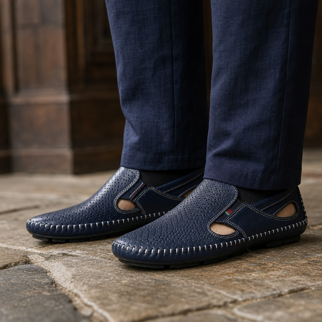 Declan Leather Sandals
