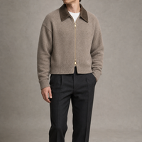 Lawrence Collared Zip Cardigan