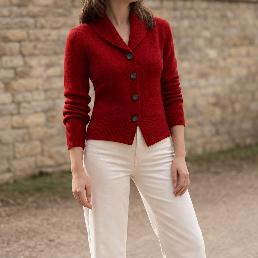 Helena Collared Cardigan