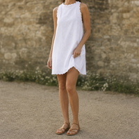 Clara Scalloped Dress