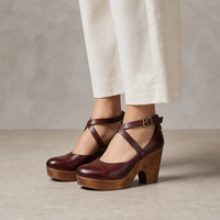 Maeve Leather Wedge Sandals