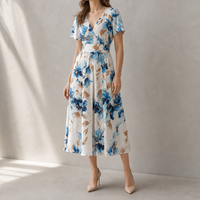 Daphne Floral Midi Dress