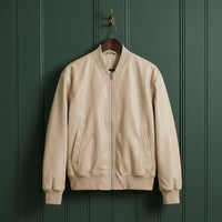 Hadley Leather Bomber Jacket