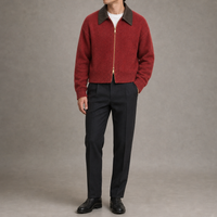 Lawrence Collared Zip Cardigan