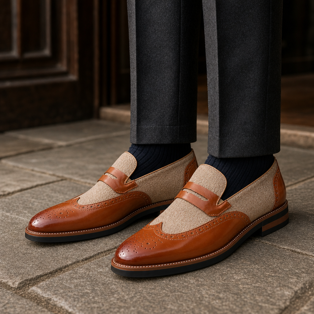 Sterling Leather Penny Loafers