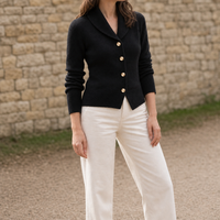 Helena Collared Cardigan