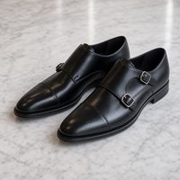 Benedict Leather Monk-Strap Shoes