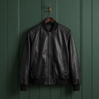 Hadley Leather Bomber Jacket
