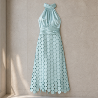 Adelaide Halter Midi Dress